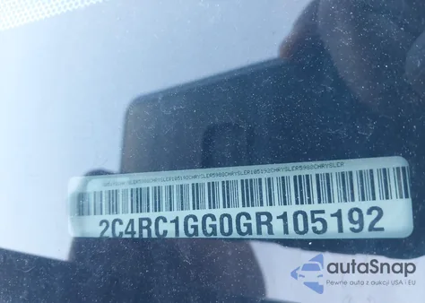 2016 Chrysler Town & Country Limited Platinum from USA, damaged, VIN 2C4RC1GG0GR105192